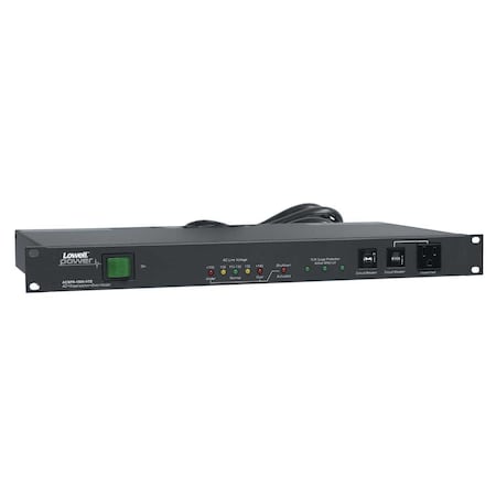 Lowell Rackmount Power Panel 15A ACSPR-1509-VTE
